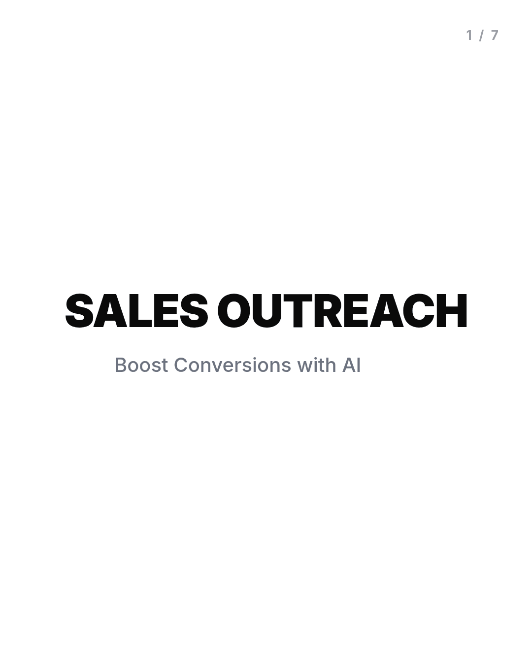 AI Sales Outreach